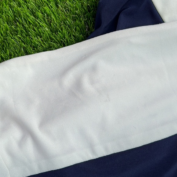 Ralph Lauren Blue Ruched Long Sleeve Bodycon Dress Size 4 - Picture 7 of 11